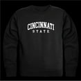 thumbnail image 1 of Cincinnati State University Seal Crewneck Sweatshirt, Black - Large, 1 of 1