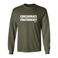 thumbnail image 1 of Cincinnati USA Adult Long Sleeve T-shirt, 1 of 3