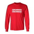 thumbnail image 1 of Cincinnati USA Adult Long Sleeve T-shirt, 1 of 3