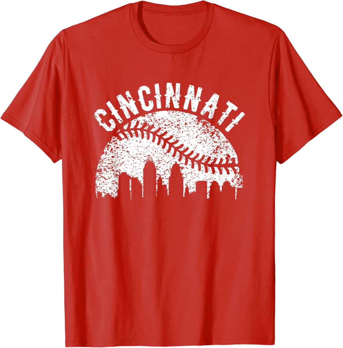 Rose Bench 1976 Cincinnati Retro Baseball T-Shirt - Unisex Soft Tee, Made In USA