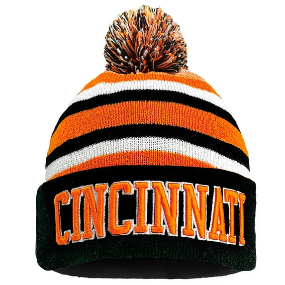 Cincinnati Winter Cities Beanie Hat Football Knit Cap Sport Fans Fashion Toque for Gifts