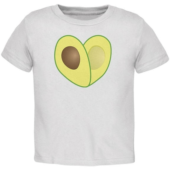 Cinco De Mayo Avocado Heart Toddler T Shirt White 3T