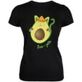 thumbnail image 1 of Cinco De Mayo Avogado Avocato Avocado Cat Spanish Juniors Soft T Shirt Black X-LG, 1 of 1
