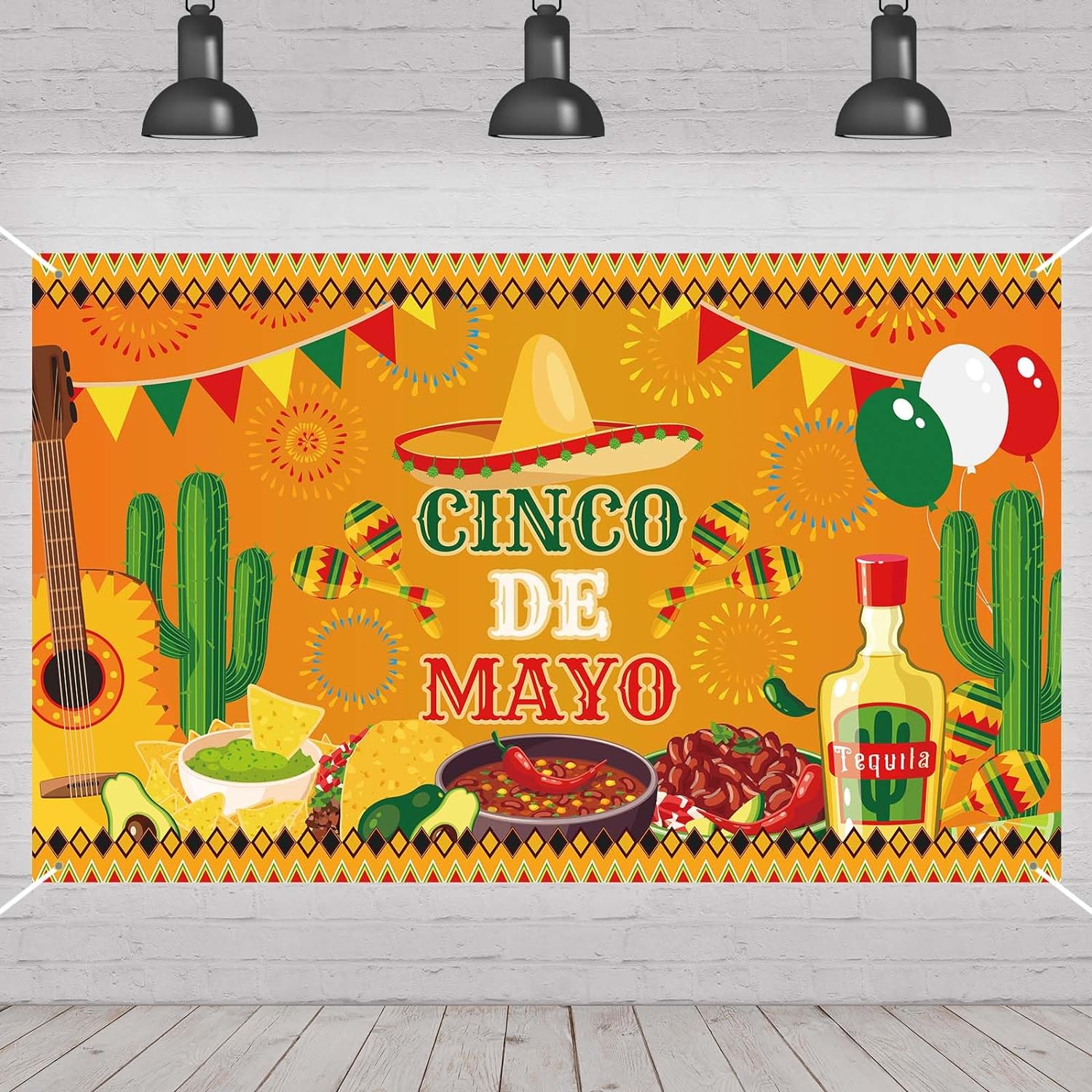 Cinco De Mayo Backdrop Mexican Fiesta Party Photography Background Mexican Theme Paper Fiesta Carnival Decorations Banner Portraits Photo Studio Prop