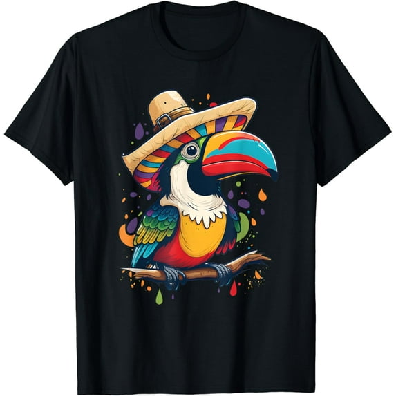 Cinco De Mayo Boys Me.Xi.Can Sombrero Tucan T-Shirt Unisex S-5XL Hot Trending Shirt, Vintage Birthday Gift