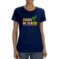 thumbnail image 1 of Cinco De Mayo Cactus Shaped T-Shirt Women -Image by Shutterstock, Female Medium, 1 of 4