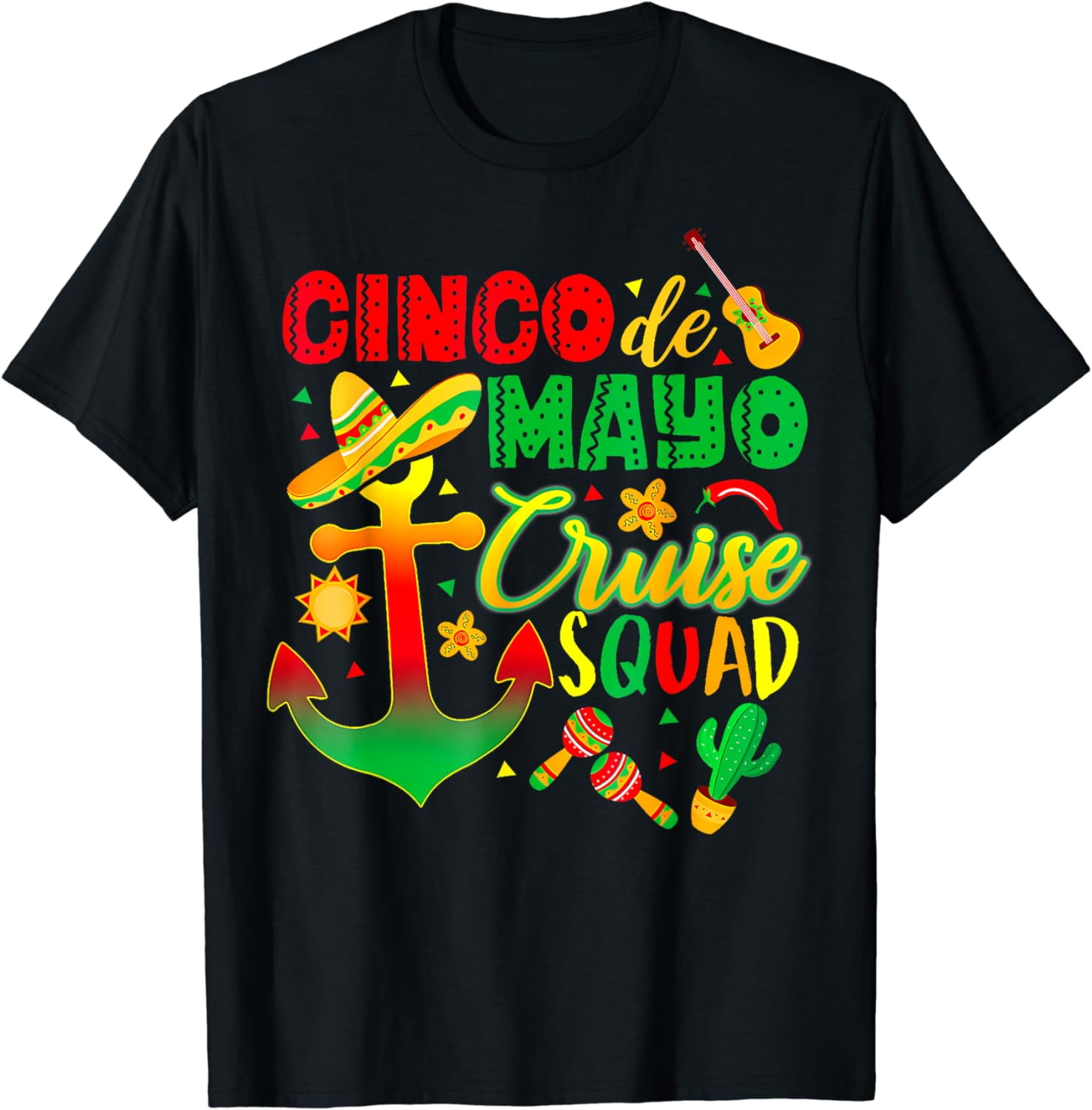 Cinco De Mayo Cruise Trip Mexican Fiesta ing Group 2024 Cotton T-Shirt ...