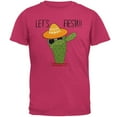 thumbnail image 1 of Cinco De Mayo Dabbing Cactus Lets Fiesta Party Mens T Shirt Pink SM, 1 of 1