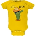 thumbnail image 1 of Cinco De Mayo Dabbing Cactus Lets Fiesta Party Soft Baby One Piece Yellow 12-18 M, 1 of 1