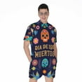 thumbnail image 1 of Cinco De Mayo Day Of The Dead Short Sleeve Men'S Rompers Casual Summer Jumpsuits Outfit, 1 of 4
