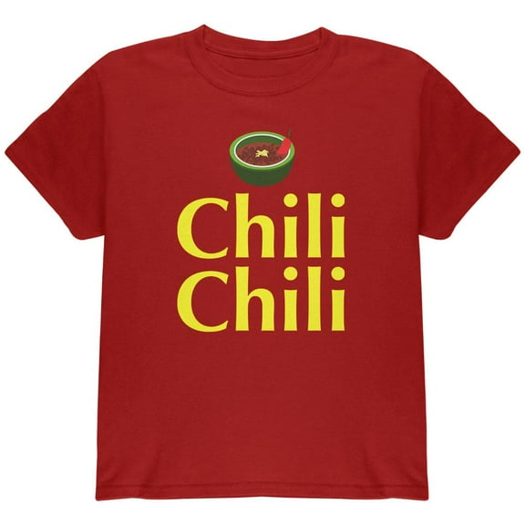 Cinco De Mayo Dilly Dilly Chili Chili Bowl Pepper Youth T Shirt Cardinal Red YXL