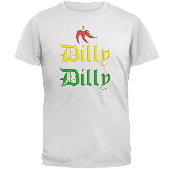 Cinco De Mayo Dilly Dilly Hot Peppers Mens T Shirt White 4X-LG