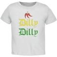 thumbnail image 1 of Cinco De Mayo Dilly Dilly Hot Peppers Toddler T Shirt White 4T, 1 of 1