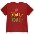 thumbnail image 1 of Cinco De Mayo Dilly Dilly Hot Peppers Youth T Shirt Cardinal Red YMD, 1 of 1