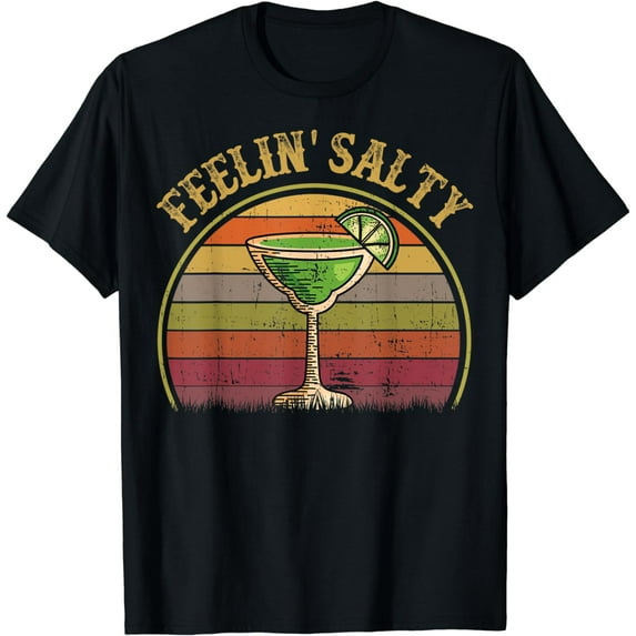 Cinco De Mayo Feeling Salty Funny Men Women Gift Margarita T-Shirt