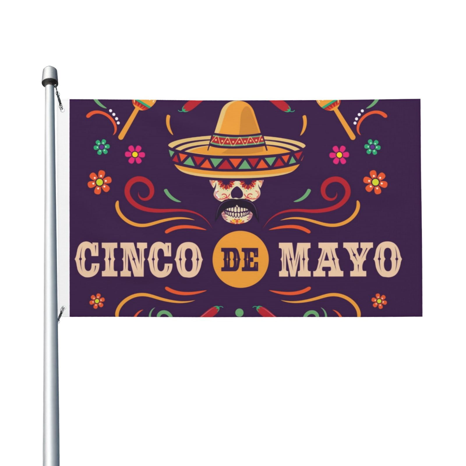 Cinco De Mayo Flags Garden Flag Double Sided Yard Outdoor Decoration