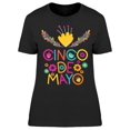 thumbnail image 1 of Cinco De Mayo Flowers Tee Women's -Image by Shutterstock, 1 of 4