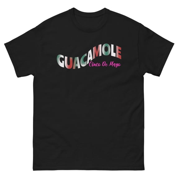 Cinco De Mayo Gaucamole | Funny Cinco De Mayo Shirt Unisex (Black, XL)