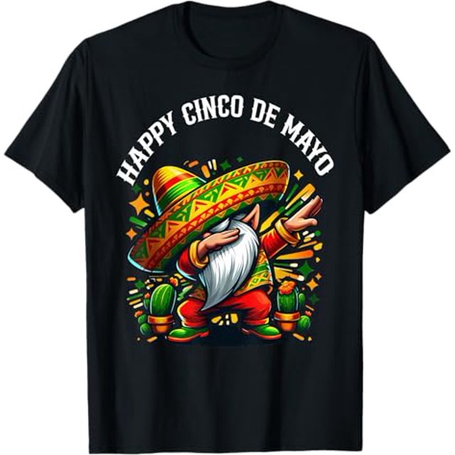 Cinco De Mayo Gnome Dabs Mexican Gnome Fiesta Cinco De Mayo TShirt