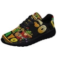 thumbnail image 1 of Cinco De Mayo Gnomes Mexico Shoes Sneakers Black Size 10, 1 of 7