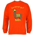 thumbnail image 1 of Cinco De Mayo Llama Fiesta Mens Sweatshirt Orange X-LG, 1 of 1