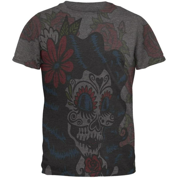 Cinco De Mayo Lolita Mens Soft T Shirt Charcoal Heather X-LG