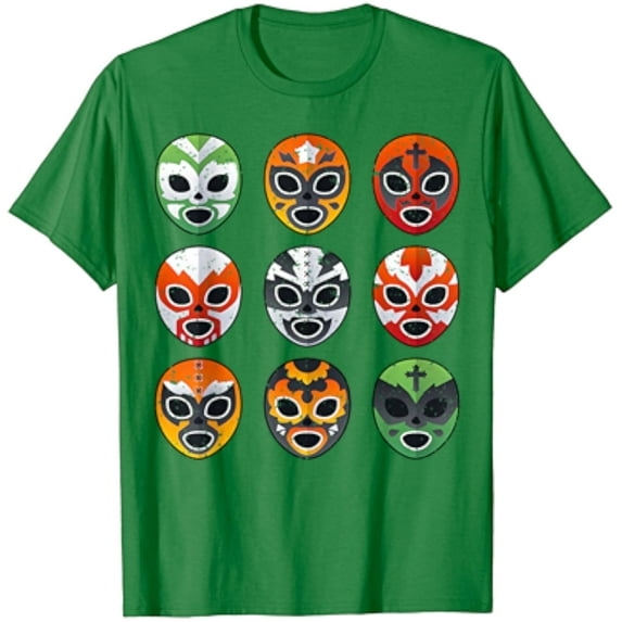 Cinco De Mayo Lucha Libre Masks Me.Xi.Can Wrestling Boy Men T-Shirt Unisex S-5XL Hot Trending Shirt, Vintage Birthday Gift