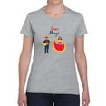 thumbnail image 1 of Cinco De Mayo Mariachi Shaped T-Shirt Women -Image by Shutterstock, Female Medium, 1 of 4
