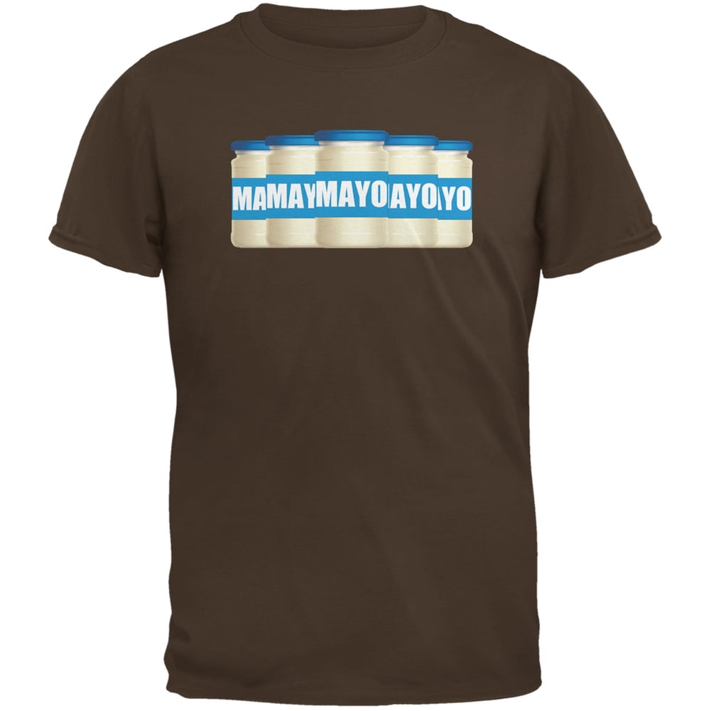 Cinco De Mayo Mayonnaise Brown Adult T-Shirt Small