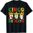 thumbnail image 1 of Cinco De Mayo Mexican Gnomes Fiesta 5 De Mayo Men Women T-Shirt, 1 of 4