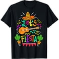 thumbnail image 1 of Cinco De Mayo Mexican Guitar Cactus for Men Women Boys Girls T-Shirt, 1 of 4