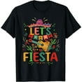 thumbnail image 1 of Cinco De Mayo Mexican Guitar Let's Fiesta Mexican Fiesta T-Shirt, 1 of 4