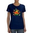 thumbnail image 1 of Cinco De Mayo Mexico Sombrero Shaped T-Shirt Women -Image by Shutterstock, Female 3X-Large, 1 of 4