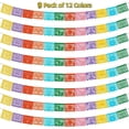 thumbnail image 1 of Cinco De Mayo Papel Picado Banner Kit - 9 Pack (198 FT Total, 22 FT Each) in 12 Vibrant Colors, 1 of 6