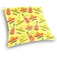 thumbnail image 1 of Cinco De Mayo Pattern Velvet Oblong Lumbar Plush Throw Pillow Cover/Shams Cushion Case - 16" x 16" - Decorative Invisible Zipper Design for Couch Sofa Pillowcase Only, 1 of 5