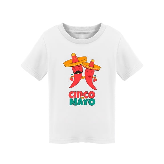 Cinco De Mayo Peppers T-Shirt Toddler -Image by Shutterstock,  4 Toddler