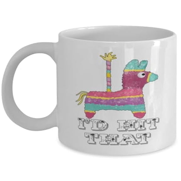 Cinco De Mayo Pinata Design - Fiesta Enthusiast - 11 oz Ceramic Coffee Mug