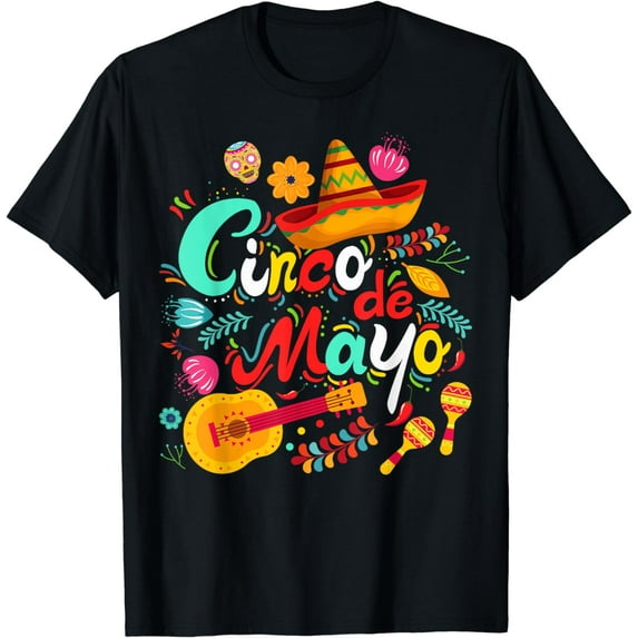 Cinco De Mayo Shirt Mexican Fiesta 5 De Mayo Women Men Girls T-Shirt