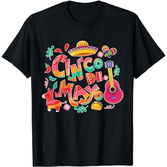 Cinco De Mayo Shirt Mexican Fiesta 5 De Mayo Women Men Girls T-Shirt