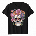thumbnail image 1 of Cinco De Mayo Sugar Skull Day Of The Dead Mexican Fiesta T-Shirt, 1 of 5