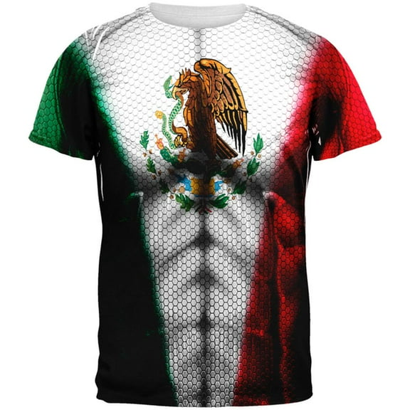 Cinco De Mayo Super Mexicano All Over Mens T Shirt Multi X-LG