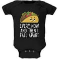 thumbnail image 1 of Cinco De Mayo Tacos Every Now And Then I Fall Apart Soft Baby One Piece Black 12-18 M, 1 of 1