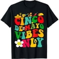 thumbnail image 1 of Cinco De Mayo Vibes Only Mexican Family Matching T-Shirt, 1 of 4