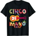 thumbnail image 1 of Cinco De Mayo for Mens Womens Mexican Fiesta Cactus Cotton T-Shirt, 1 of 5