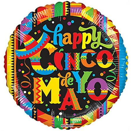 Cinco de Mayo 18" Mylar Balloons (5 pack)