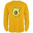 thumbnail image 1 of Cinco de Mayo Avogado Avocato Avocado Cat Spanish Mens Long Sleeve T Shirt Gold 2XL, 1 of 1