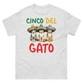 thumbnail image 1 of Cinco de Mayo Cat T-Shirt, Cute Sombrero Kittens Tee, Mexican Fiesta Apparel (Ash, 5XL), 1 of 1