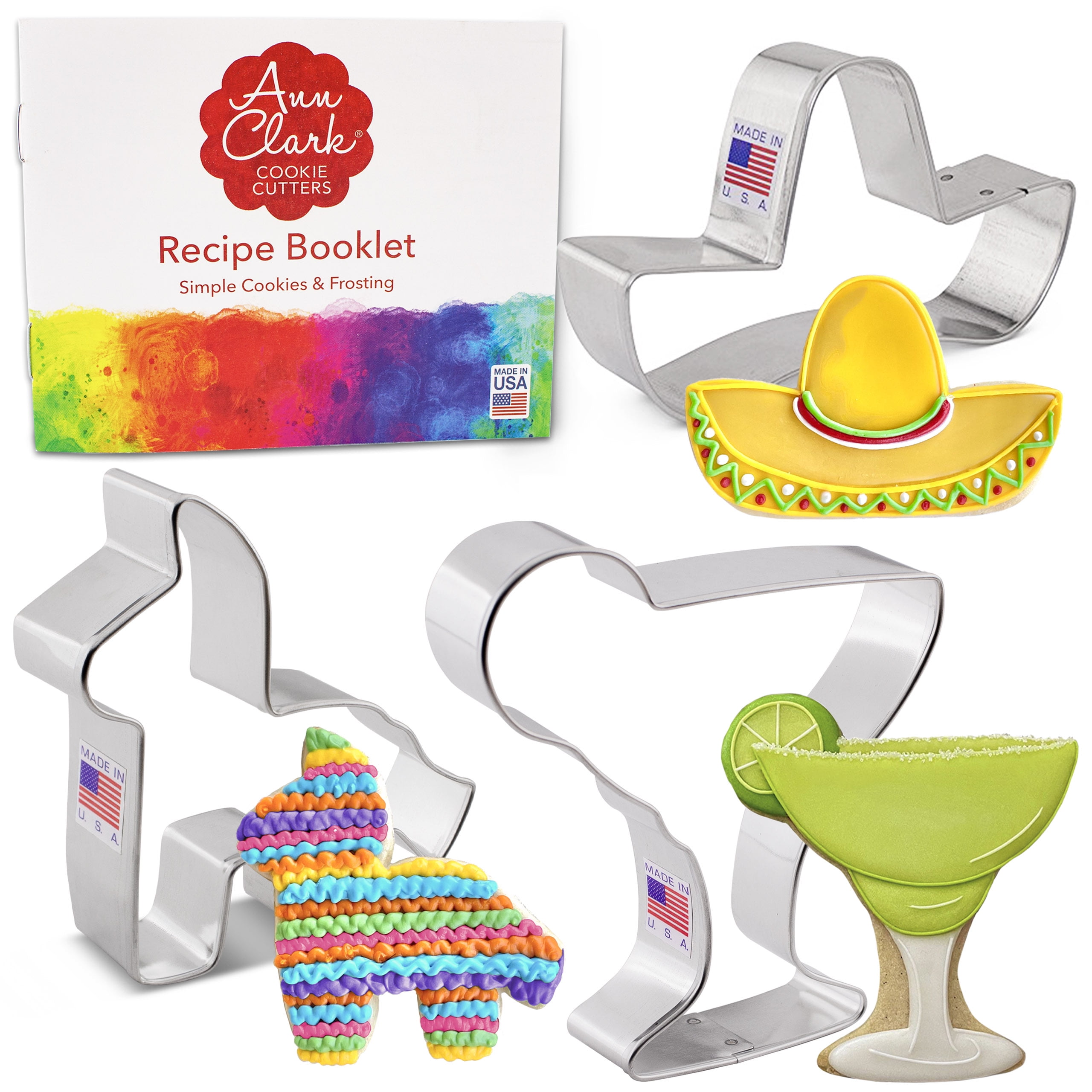 Cinco de Mayo Metal Cookie Cutter Set
