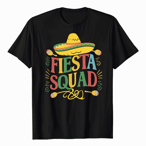 Cinco de Mayo Fiesta Squad Family Matching Group Boys Kids T-Shirt