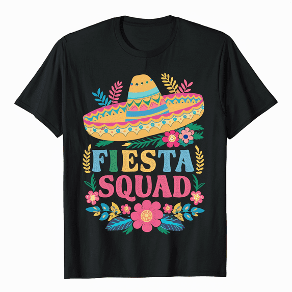 Cinco de Mayo Fiesta Squad Family Matching Group Boys Kids T-Shirt